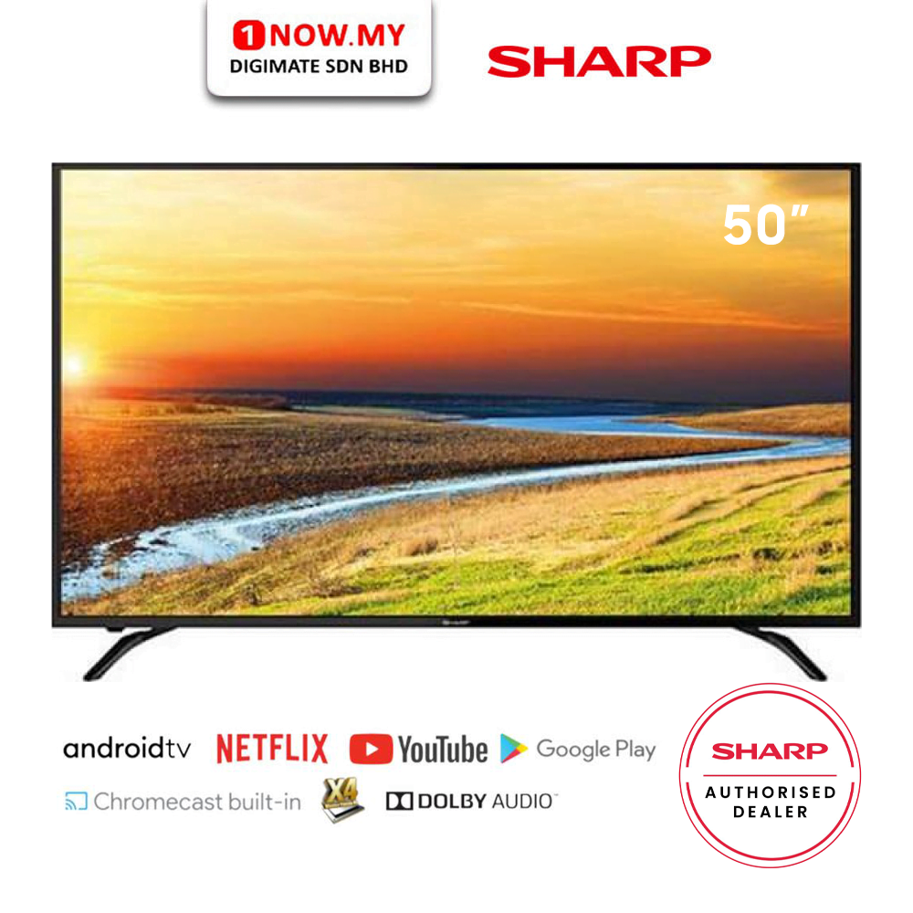 SHARP 50 4K UHD Android TV 4TC50BK1X 1NOWmy Digimate Best