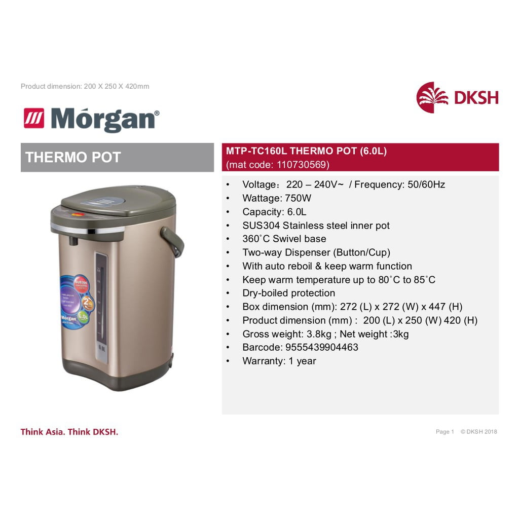 MORGAN 6.0L Thermoport MTP-TC160L - Image 2