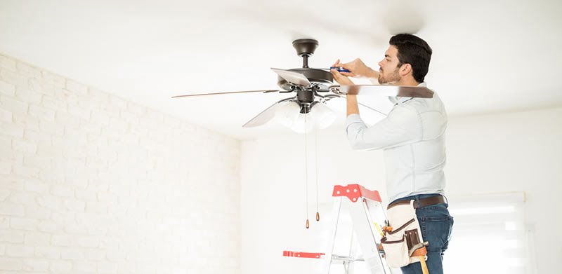 Image showcasing Professional Ceiling Fan/ Wall Fan Installation Service - 1NOWmy ...
