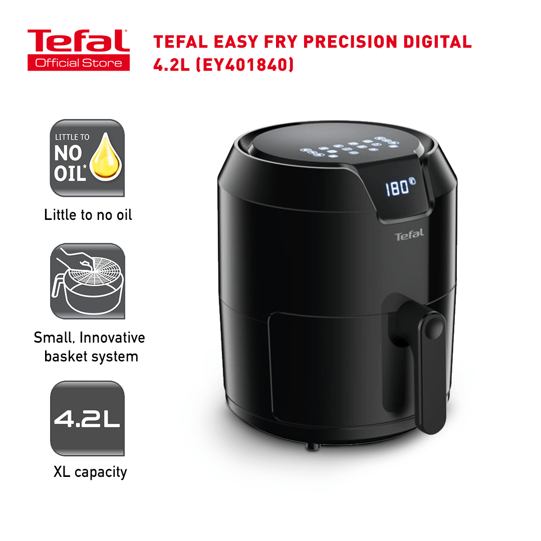 TEFAL 4.2L Easy Fry Precision Digital EY4018 1NOWmy Digimate- The #1 ...