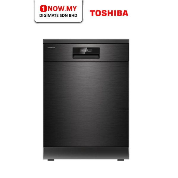 TOSHIBA Free Standing Dishwasher DW-14F2(BS) | UV LED Sterilizer