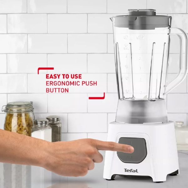 TEFAL 1.5L Blender With 2 Jug + Grinder BL2B4165 | Powerful Ice Crushing - Image 6