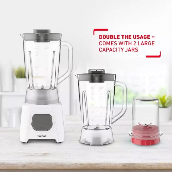 TEFAL 1.5L Blender With 2 Jug + Grinder BL2B4165 | Powerful Ice Crushing - Image 9