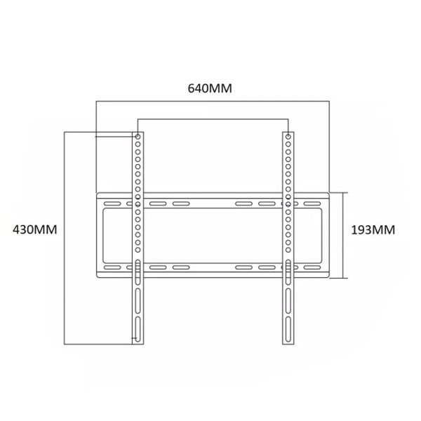 32" - 70" Wall Mount Bracket SP-62B | Double Arm Full Motion LED/LCD Flat TV Adjustable - Image 5