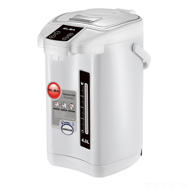 ELBA 4L Thermopot ETP-D4013(WH) | Dry-boiled Protection 3 Ways Dispense​​​​​​​ - Image 2