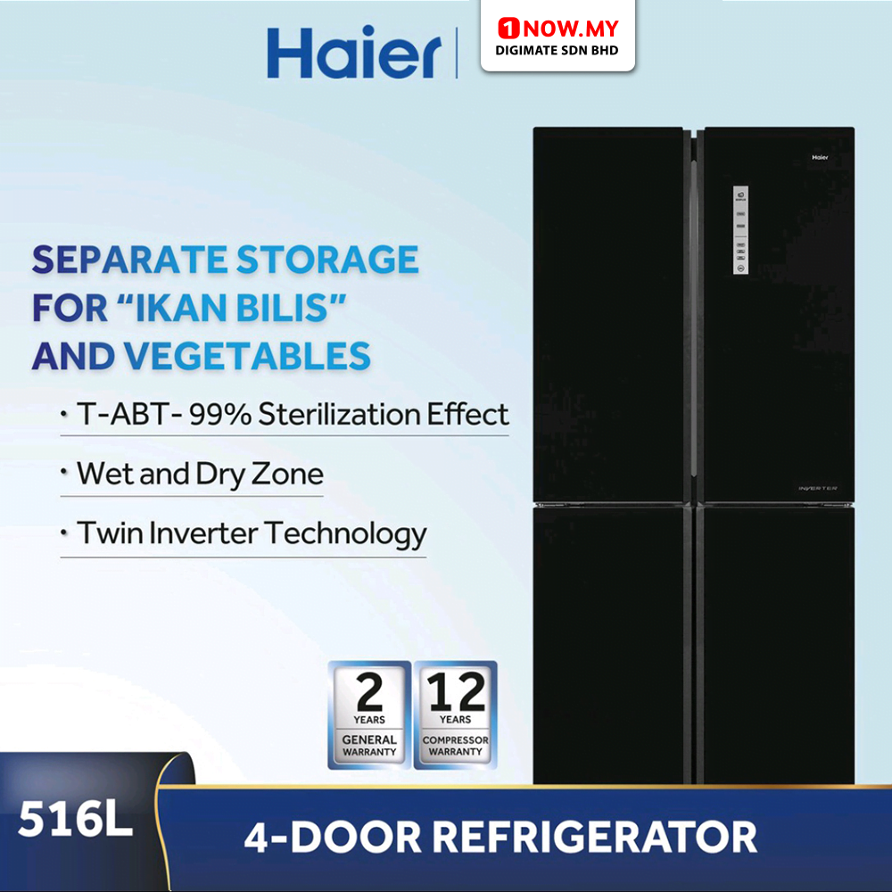 haier 516l 4 door inverter refrigerator hai hrfig525amgb