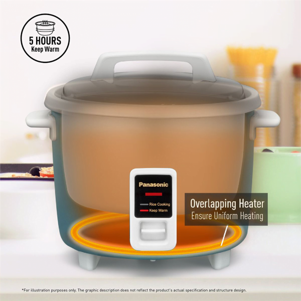 PANASONIC 1.8L Rice Cooker SR-Y18G (Random Color) | Rust Proof Stylish Durable Conventional - Image 5