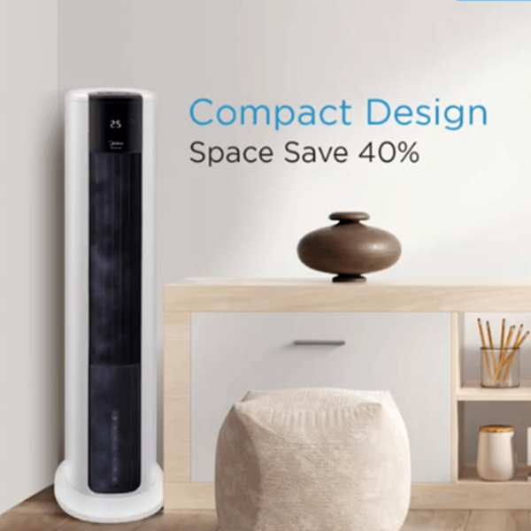 MIDEA 7L Slim Tower Air cooler With Remote Control MAC-107AR | Purifying Function - Image 7