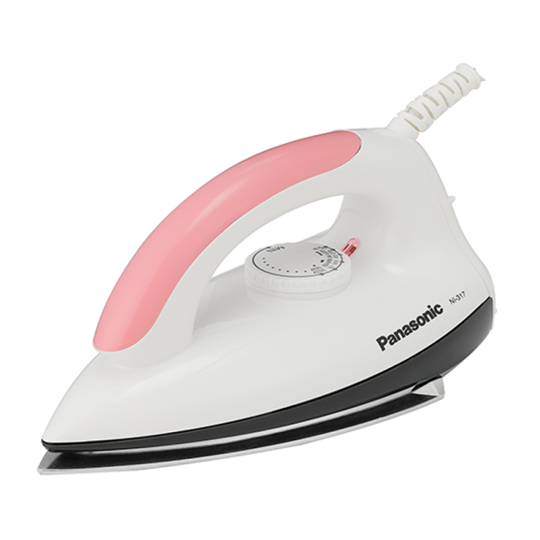 PANASONIC Non-Stick Dry Iron NI-317W | 1000W Polished Soleplate Lightweight - Image 2