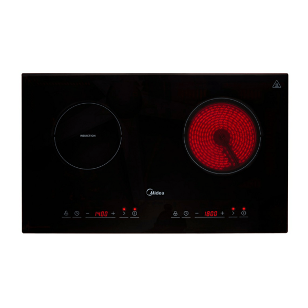 MIDEA 2 Burners Built-In Induction & Ceramic Hob MC-IHD361 | Dual Zones - Image 2