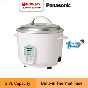 PANASONIC 2.8L Conventional Rice Cooker SR-E28A (Built-in thermal fuse​​​​​​​)