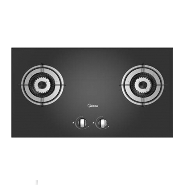 MIDEA 2 Burners Built-In Gas Hob MGH-76Q60B | Cast Iron Pan Support - Image 2