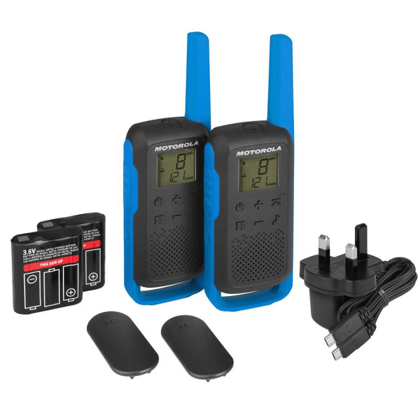 MOTOROLA Walkie Talkie T62 | Up to 8km Range, USB charging, Hands-free - Image 3