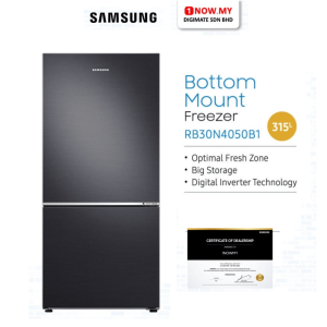 SAMSUNG 315L Inverter BMF Refrigerator RB30N4050B1 | 3 Star Energy Efficient