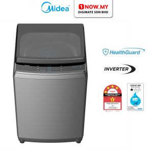 MIDEA 10.5kg Inverter Top Load Washer MA200W105D | Fully Auto Efficient Washing Machine