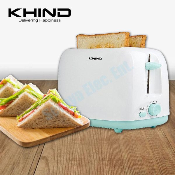 KHIND 2 Slices Bread Toaster BT808 | With Anti-Dust Cover - Image 7