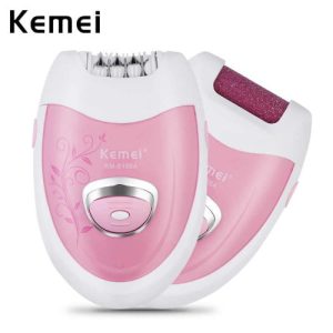 KEMEI Rechargeable 2 In 1 Electric Epilator KM-6199A