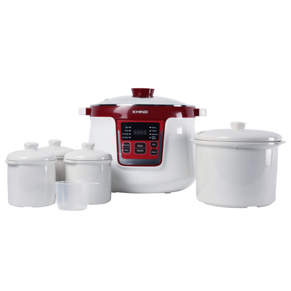 KHIND 3.2L Double Boiler DB32N | High Quality Ceramic Pots Free Recipe Book​​​​​​​ - Image 5