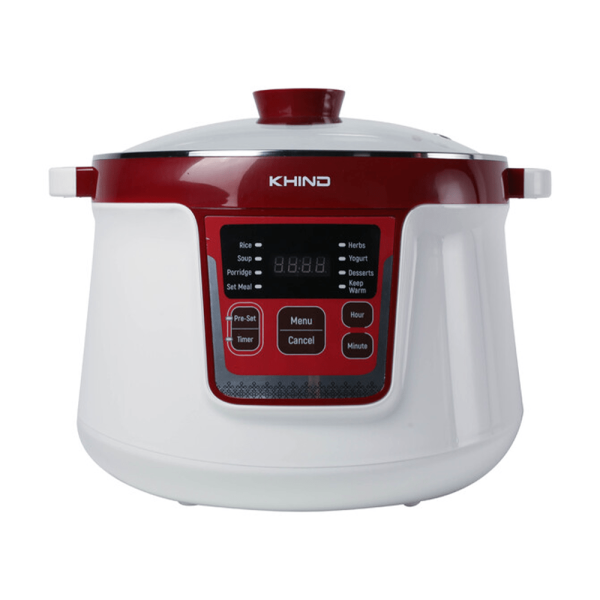 KHIND 3.2L Double Boiler DB32N | High Quality Ceramic Pots Free Recipe Book​​​​​​​ - Image 2