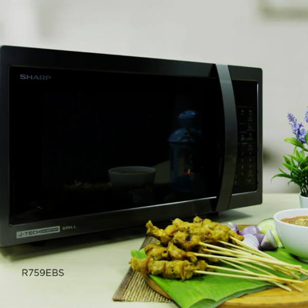 SHARP 28L Microwave Oven with Grill R759EBS | Touch Control 4 Star Energy Efficient - Image 6