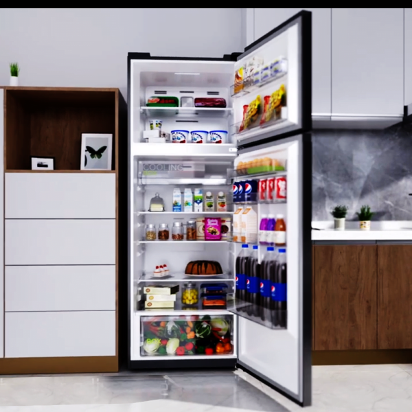 MIDEA 240L Inverter Quattro Refrigerator 2 Door MDRT307MTB28-MY | 4 Star Energy Efficient - Image 3