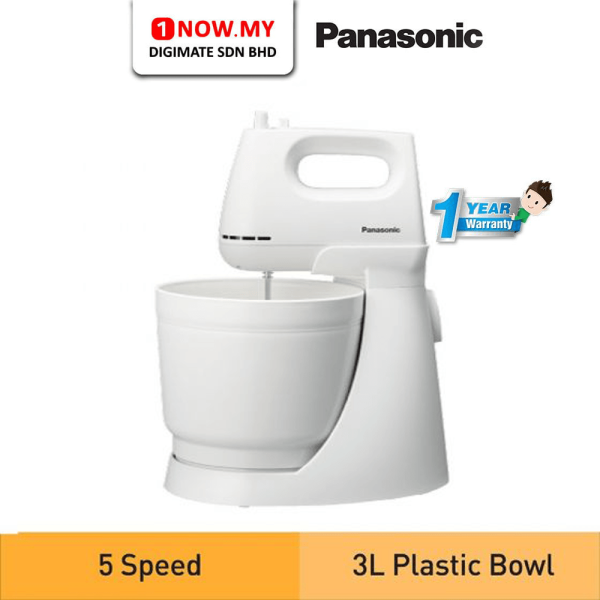 PANASONIC 5-Speed 3L Stand Mixer MK-GB3WSK | Detachable Hand Mixer
