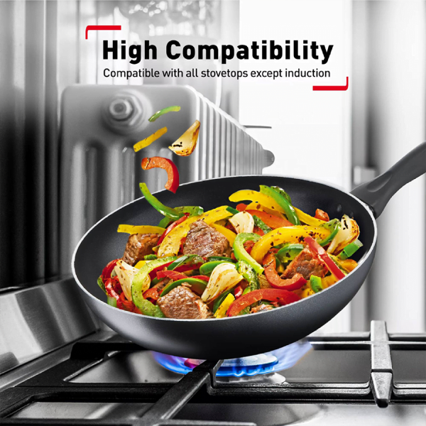 TEFAL COOK & CLEAN 4pcs Set Cookware (Saucepan W/Lid 16cm + WokPan 28cm + Spatula) B225S4 | Non-Stick - Image 8