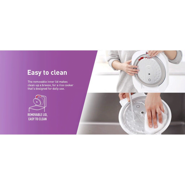 TEFAL 0.4L Mini Mechanical Rice Cooker RK172165 | Compact For Small Portions - Image 7