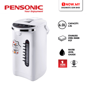 PENSONIC 6.0L Thermo Flask PTF-6000 (Stainless Steel Inner Pot)