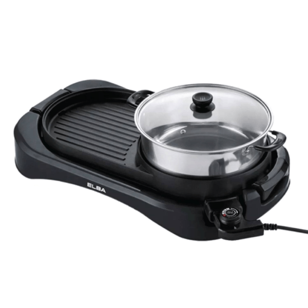 ELBA 2-in-1 3L Hot Pot & BBQ Griller EGL-K3051 | Non-Stick Coating - Image 2