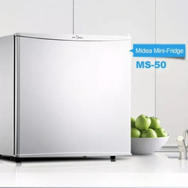 MIDEA 50L Compact Mini Bar Refrigerator MDRD86FGG | Reversible Door - Image 4