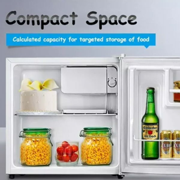 MIDEA 50L Compact Mini Bar Refrigerator MDRD86FGG | Reversible Door - Image 5