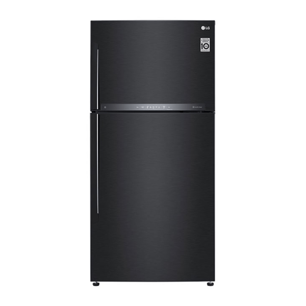 LG 592L Inverter Top Freezer Refrigerator GR-H802HQHM | DoorCooling+ & Fresh 0 Zone, Black Metal - Image 2