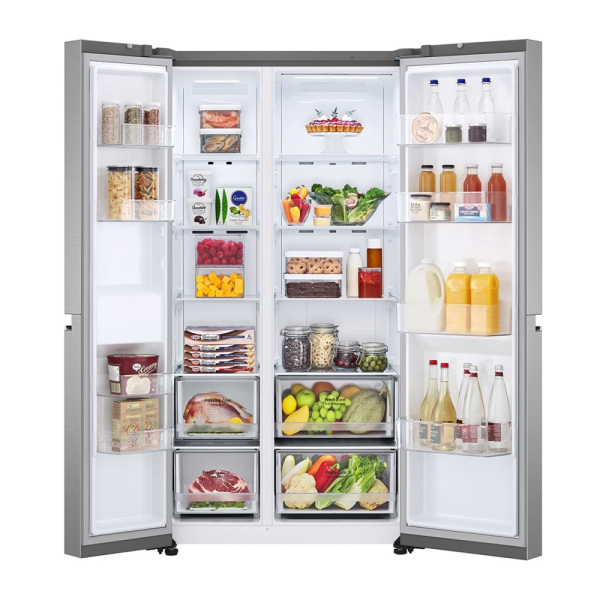 LG 655L Inverter Side-by-Side Refrigerator GC-B257SLVL | Platinum Silver - Image 7
