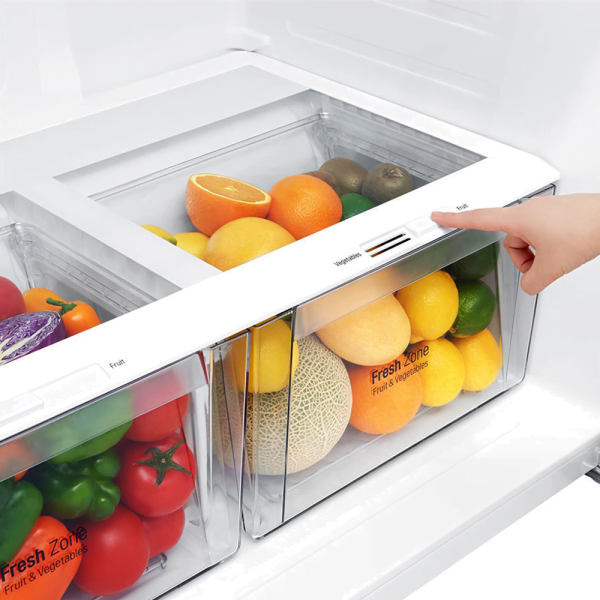 LG 592L Inverter Top Freezer Refrigerator GR-H802HQHM | DoorCooling+ & Fresh 0 Zone, Black Metal - Image 9
