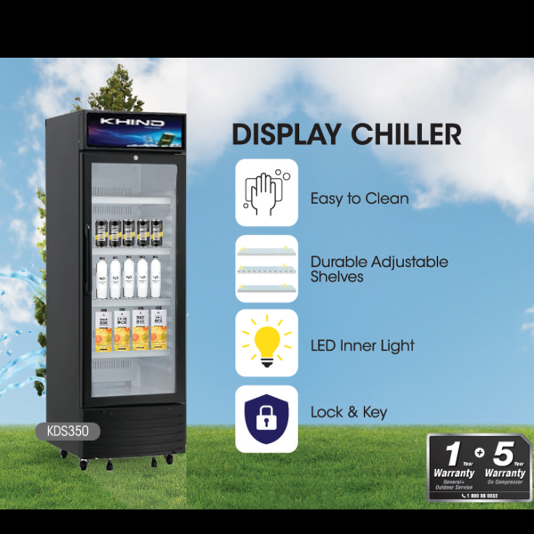 KHIND 350L Display Showcase KDS350 | Durable Easy Clean - Image 3