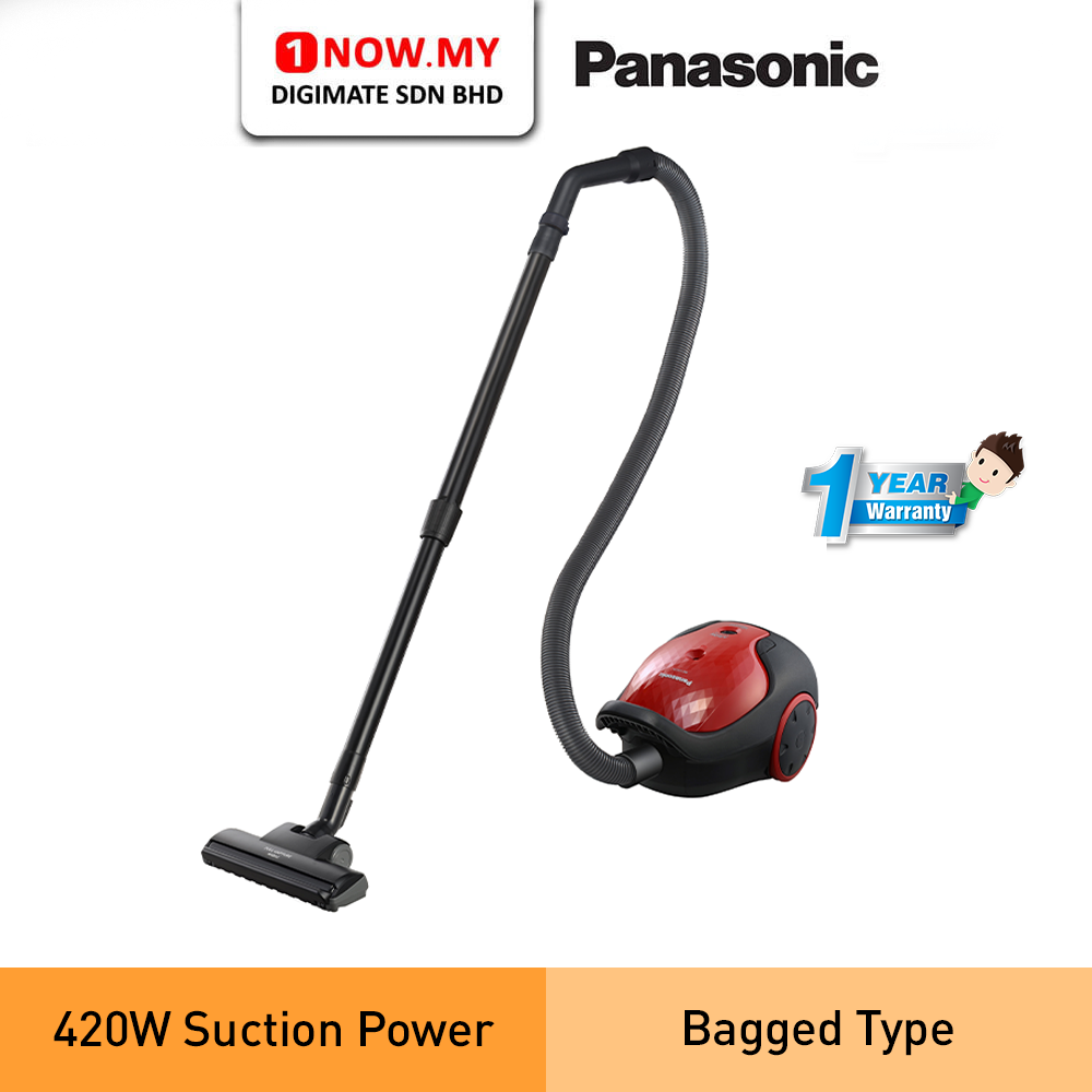 PANASONIC 1800W Vacuum Cleaner MC-CG373 | Powerful Suction Bagged HEPA Filter