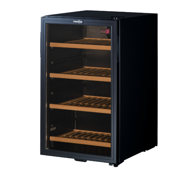 TUSCANI Free Standing Wine Cooler TSC BELLONA 38 (D) | Beech Wood Shelves Fits 32 Bottles UV Protection (Pre Order) - Image 6