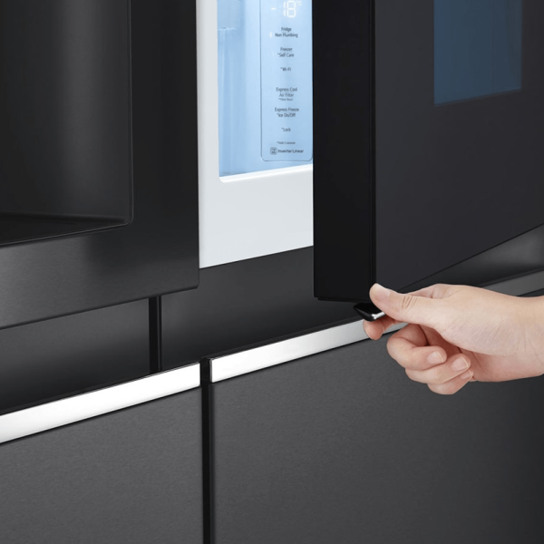 LG 635L Inverter Side-by-Side Refrigerator GC-X257CQES | InstaView Door-in-Door Matte Black Finish - Image 6