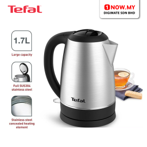TEFAL 1.7L Handy Stainless Steel Kettle KI800D65