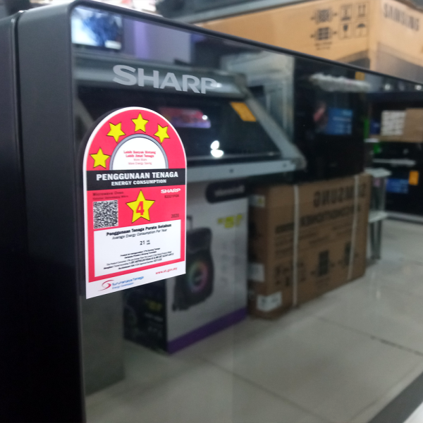 SHARP 23L Microwave Oven R2321FGK | Jog Dial 4 Stars Efficient - Image 6