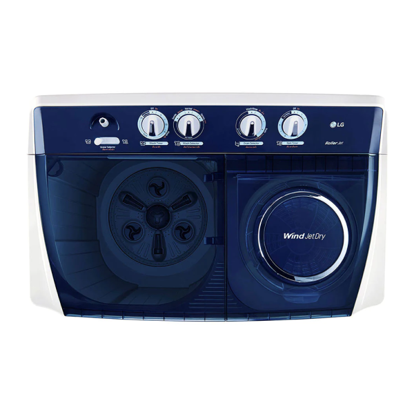 LG 14kg Semi Auto Washer WP-1400G | Twin Tub, Roller Jet Pulsator - Image 3