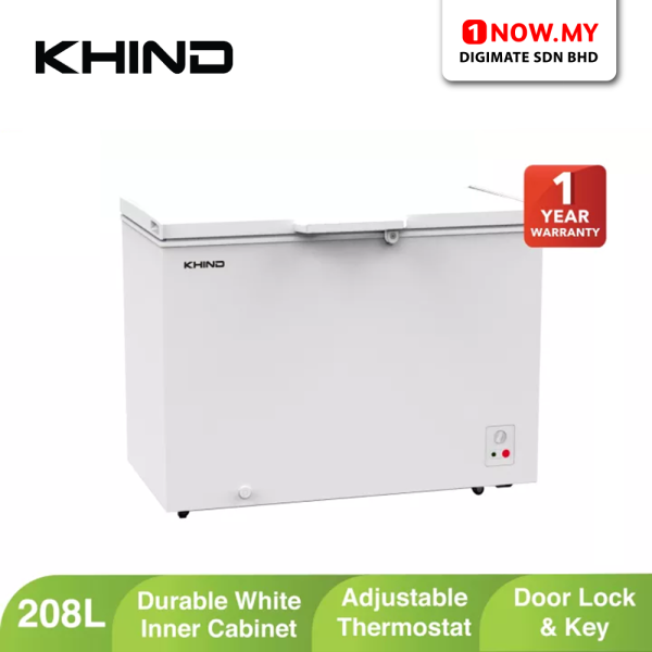 KHIND 208L Chest Freezer FZ208 | 4 Star Energy Saving