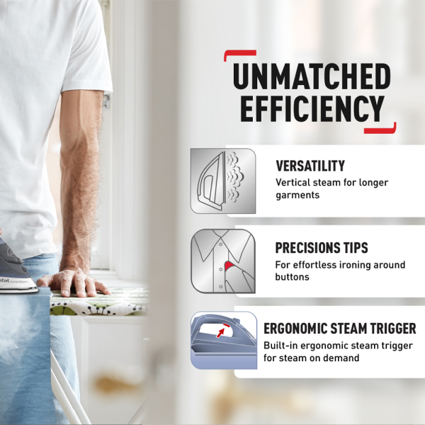 TEFAL 2400W Express Seam Iron FV2831M0 - Image 8
