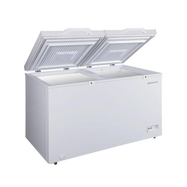 SHARP 510L Chest Freezer SJC518 | 2-Door Durable Express Freezing - Image 2