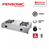 PENSONIC 2 Burners Gas Cooker PGC-5602S | Stainless Steel