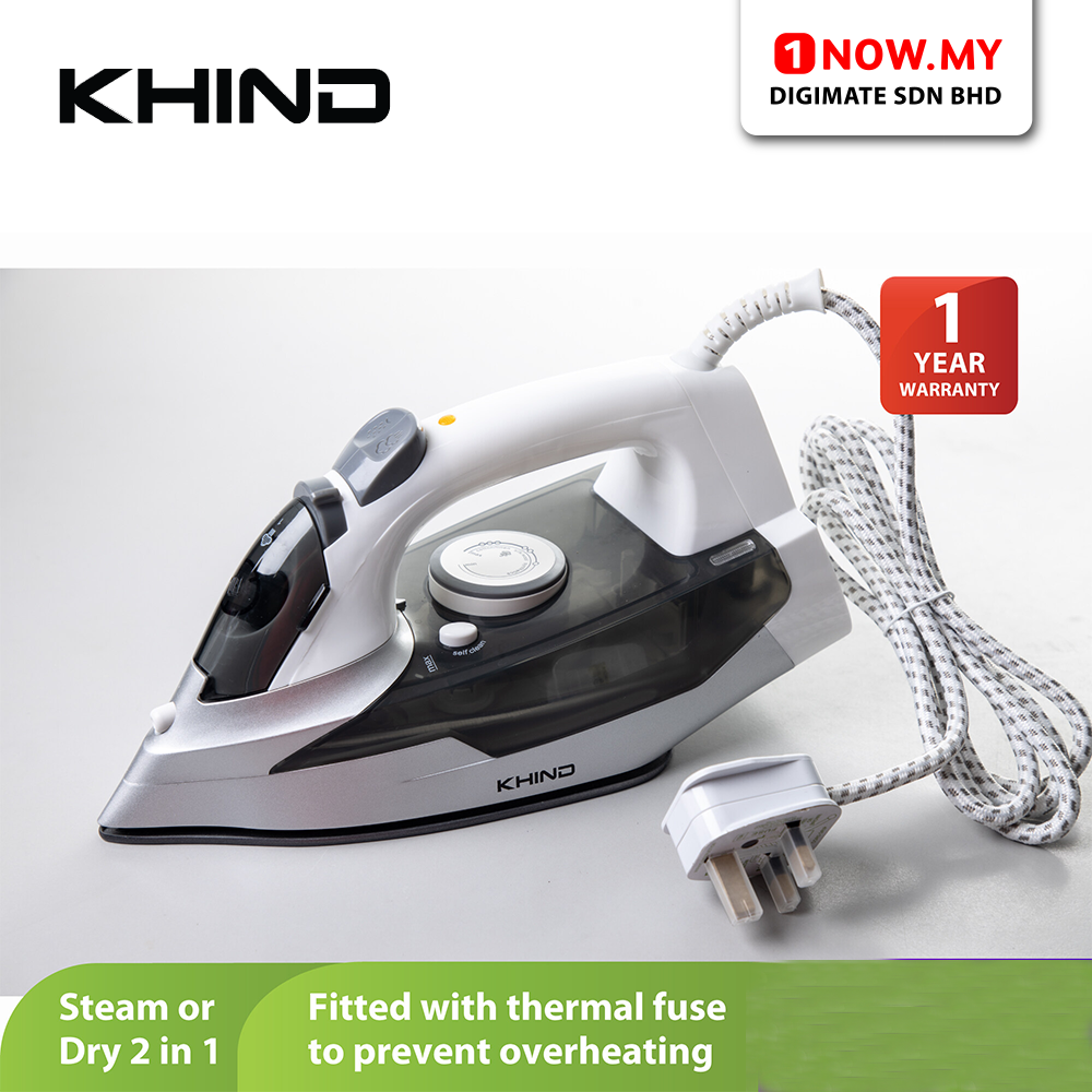 KHIND 2-in-1 Steam/Dry Electric Iron EL238