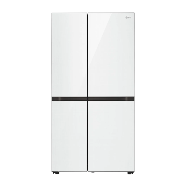 LG 655L Inverter Side-by-Side Refrigerator GC-M257CGFL | Door-in-Door, White Glass Finish - Image 2