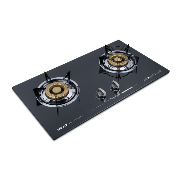 MILUX 2 Burners Cooker Hob MGH-233 | Glass Top Built-In - Image 2