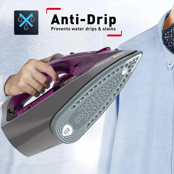 TEFAL 2600W Express Steam Iron FV2843M0 - Image 6